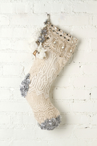 FP ONE Tinsel and Lace Stocking