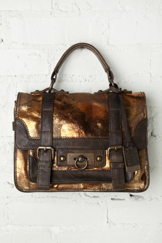 Carin Metallic Satchel