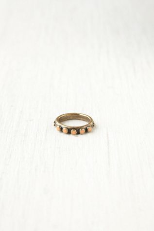Studded Circles Ring