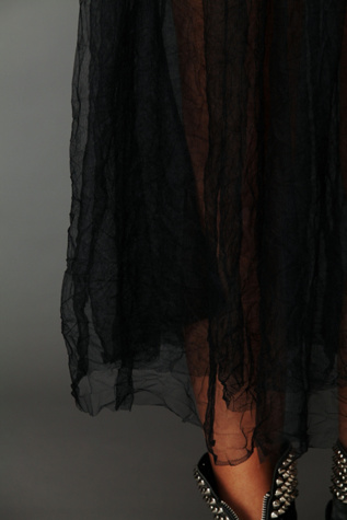 Raw Tulle Skirt