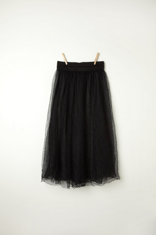 Raw Tulle Skirt
