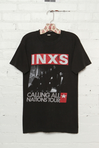 Vintage INXS "Calling All Nations" Tee in vintage-loves-clothes