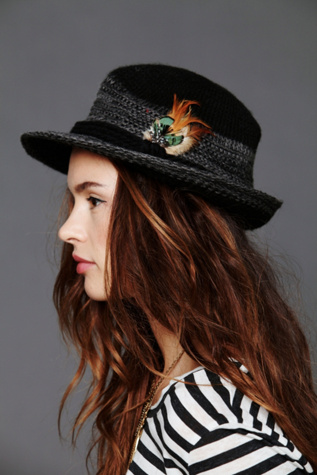 Feather Trim Fedora