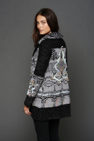 Free People Christmas Tree Back Cardigan