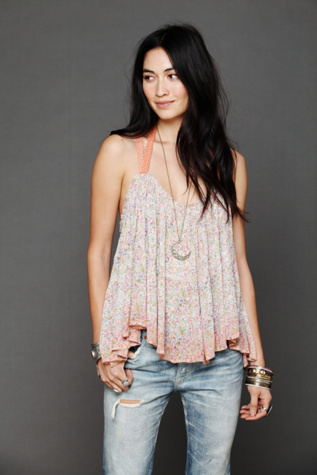 FP ONE Happy Blossoms Dip Dye Tank