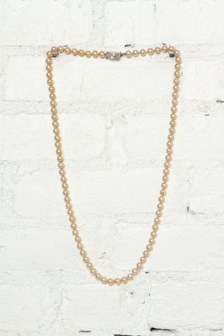 Vintage Double Wrap Pearl Necklace in vintage-loves-accessories
