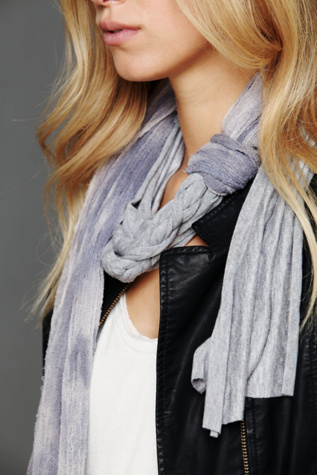 Braided Tie Dye Scarf