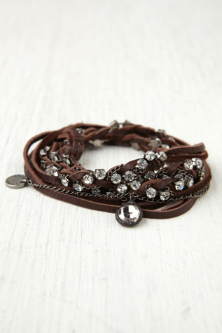 Leather Swarvoski Headwrap in accessories-jewelry
