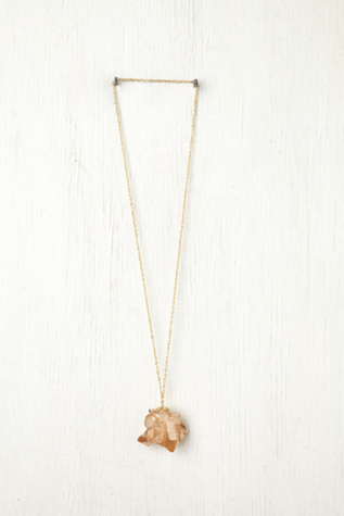 Gold with Rose Quartz