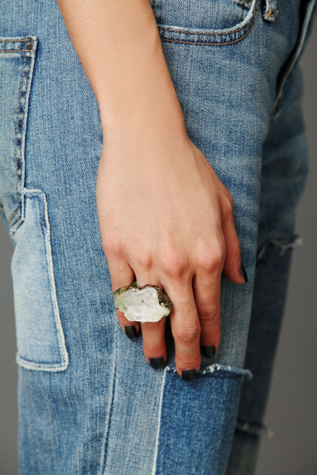 Quartz Dagger Ring