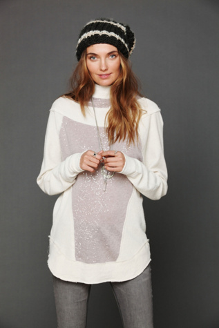 Sequin Swash Pullover Hoodie