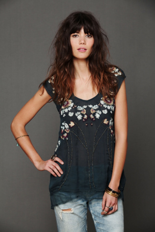 Neon Embellished Top