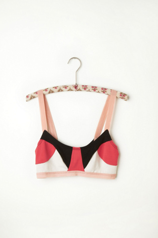 VDay Color Blocked Bra in intimates-bras