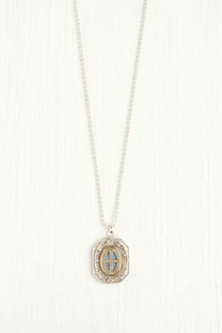 Rectangular Charm Necklace