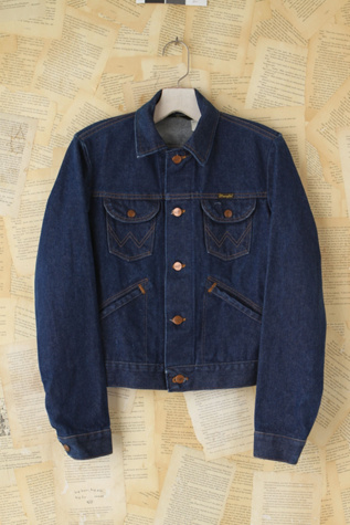 Free People Vintage Wrangler Denim Jacket in vintage-jeans