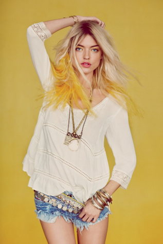 Walk The Line Flounce Top