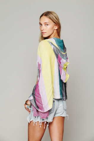 Stripe Poncho