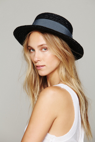 Straw Boater Hat