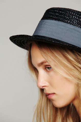 Straw Boater Hat