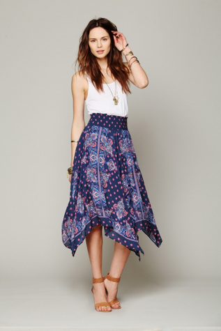 Kaleidoscope Fly Away Skirt in clothes-skirts