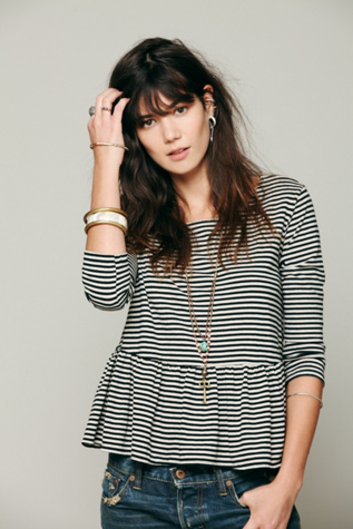 Black/Ivory Stripe