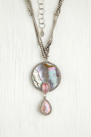 Abalone Disc Pendant