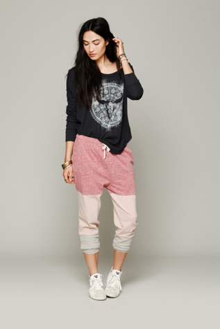 Colorblocked Wing Pant