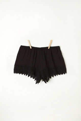Lace Trim Knicker in Intimates-shorts-lounge-pants-shorts