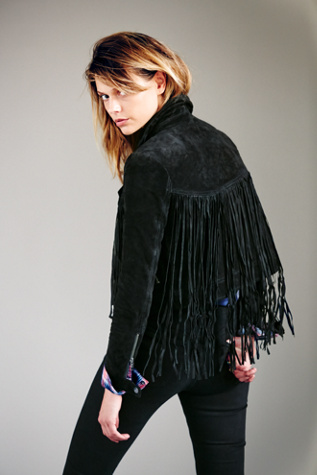 Fringe Suede Jacket