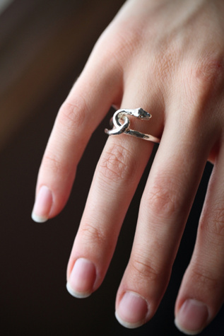 Silver Snake Ring