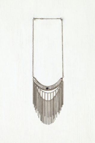 Stone Moon Fringe Collar