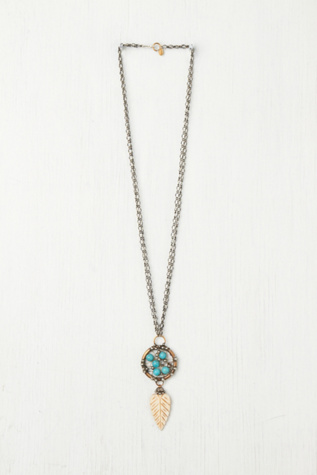 Turquoise Dream Catcher Pendant in accessories-jewelry-necklaces
