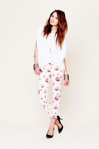 Printed Ankle Skinny