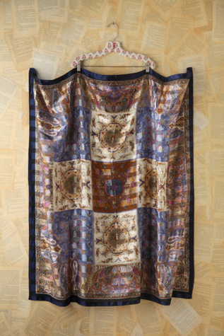 Vintage Printed Scarf in Vintage-Loves-luck-of-the-draw