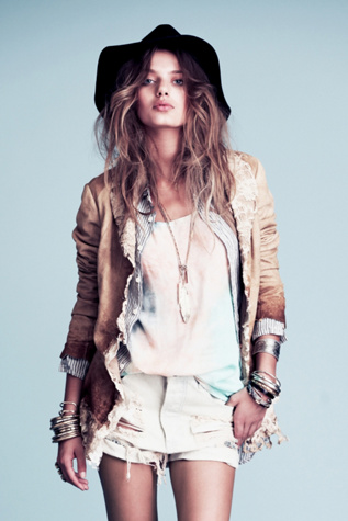 Suede and Lace Jacket