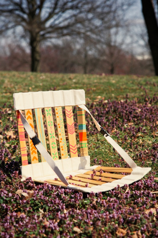Handpainted Folding Chair