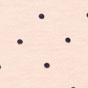 Peach / Navy Dot