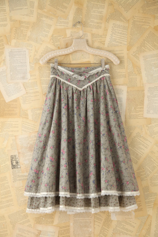 Free People Vintage Floral Midi Skirt in vintage-skirts