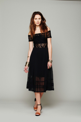 Raven Off The Shoulder Dress