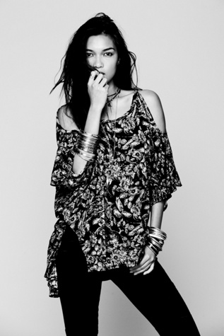 FP New Romantics Echo Me Floral Top in easy-tees-tanks