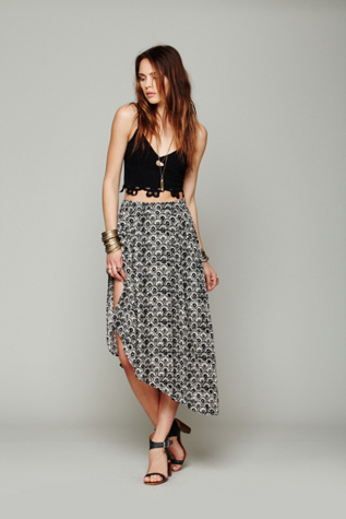 Printed Ayana Sarong in maxi-midi