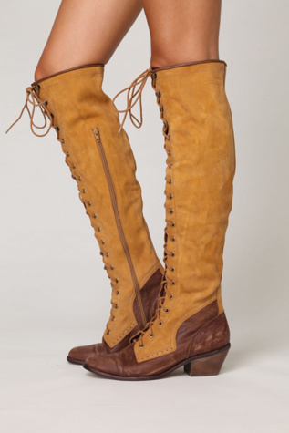 Two Tone Joe Lace Up Boot