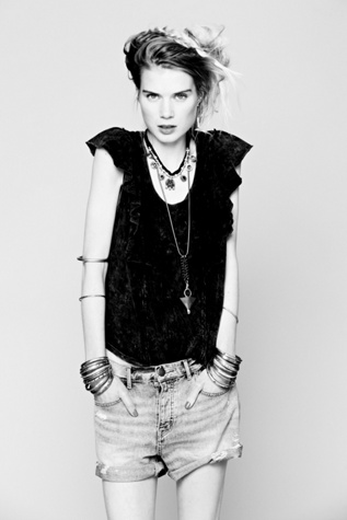 We The Free Ruffle Tee in easy-tees-tanks