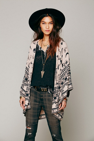 Boho Tribal Kimono in accessories-scarves-ponchos