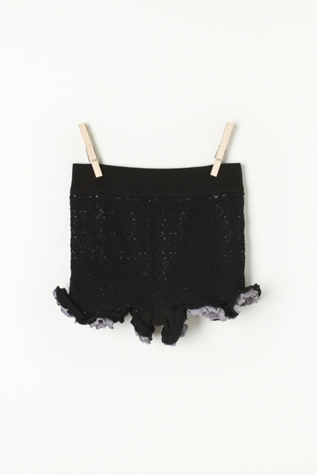 Contrast Ruffle Short in Intimates-layering-seamless
