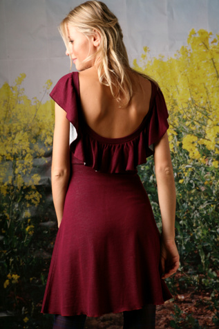 Burgundy/grey
