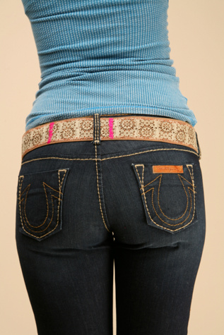 Embellished Side Stretch Belt