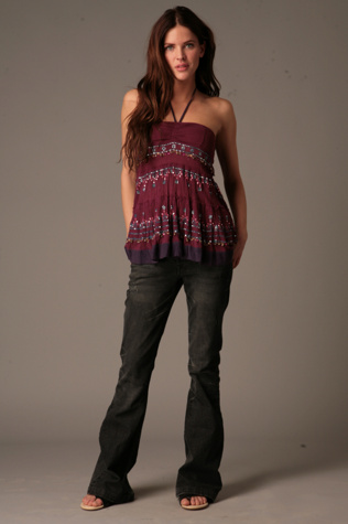 Distressed Flare Jean by Pratt's