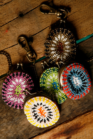 Beaded Kisslock Coin Purse