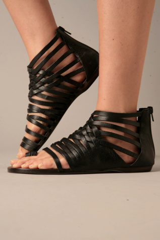 Ellie Strappy Zip Sandal 